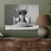 Chihuahua - Hond - Zonnebril - Humoristisch - Zwart - Wit - Spaghetti PET vilt klein -sfeer2