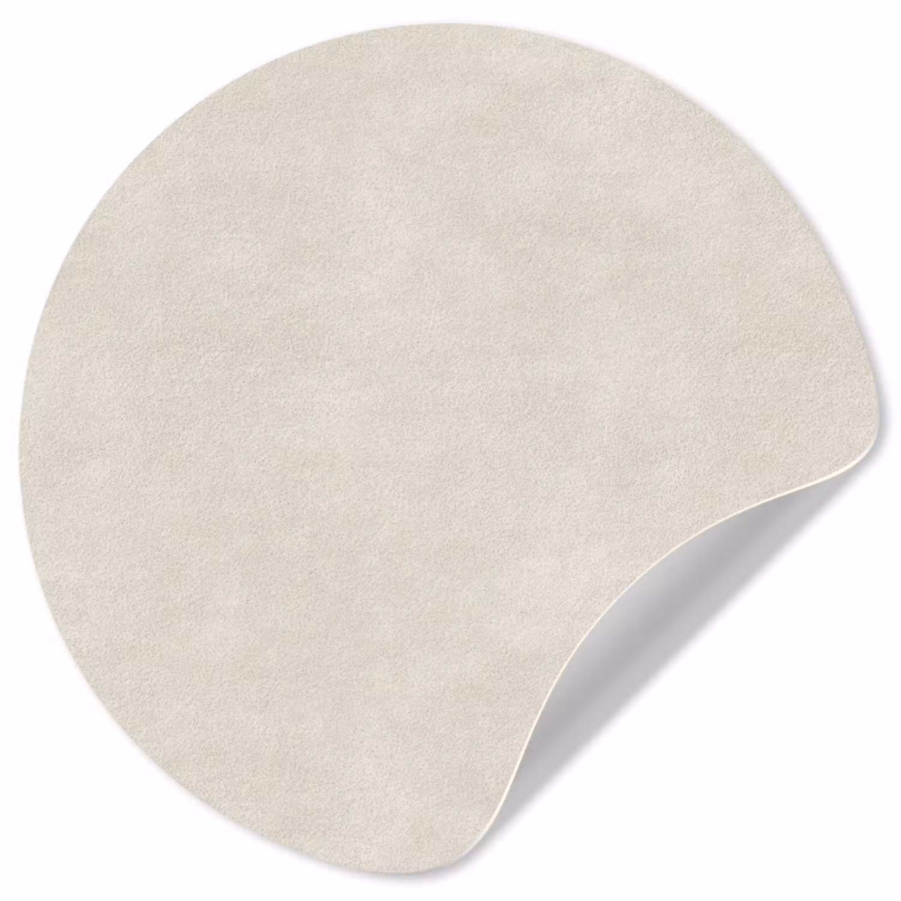Zandkleurig - Modern - Egaal Wandcirkel behangsticker klein 186 -3d