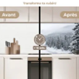 Rivier - Bevroren - Landschap - Winter keuken achterwand 2 middel -voor-na2_FR