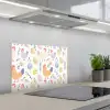 Patroon - Kip - Paaseieren keuken achterwand spatscherm klein -3d_schuin