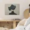 Vrouw - Groen - Hoed PET vilt klein -sfeer3