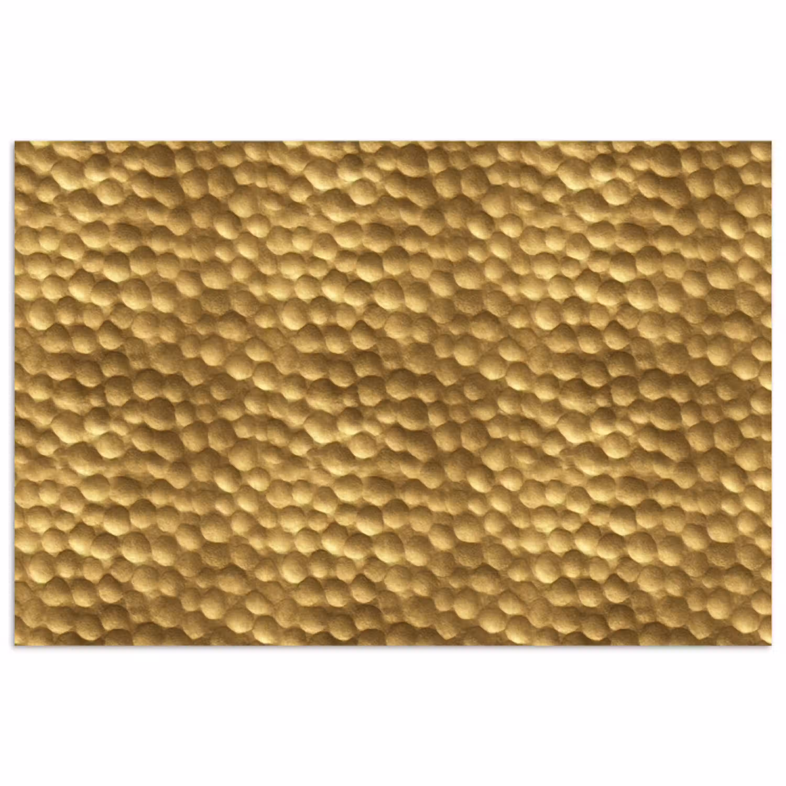 Metaal - Dynamisch - Goud poster papier klein 62 -3d