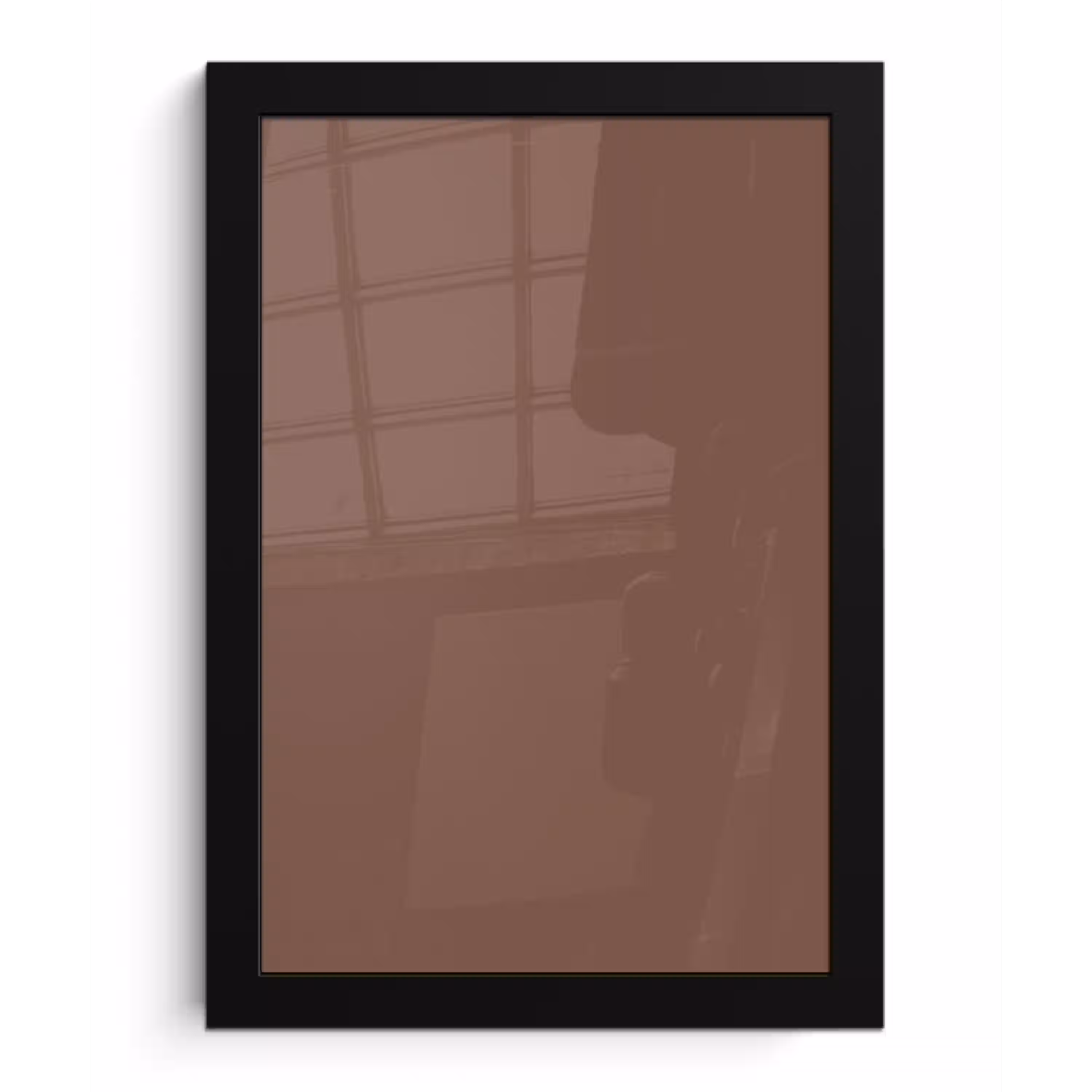 Muted - Chestnut - Bruin fotolijst zwart zonder passe partout klein 224 -3d