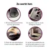 Paard - Modern - Portret Inductie beschermer vinyl 3mm middel -zzzzzzz-cc-werking