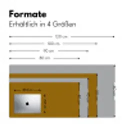 Goud - Luxe - Interieur Muismat XXL klein -ysfeer5_duits