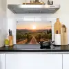Wijngaard - Zonsondergang - Landschap Inductie beschemer met haakjes klein -sfeer2