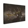 Hert - Black - Gold canvas 2cm klein -z3d
