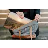 Wijngaard - Zonsondergang - Landschap laptophoes neopreen klein -tas