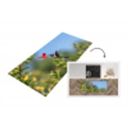 Kolibrie - Bloem - Natuur - Groen Keukenloper - keukenmat middel -3d