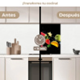 Splash - Fruit - Zwart keuken achterwand 2 middel -voor-na2_ES