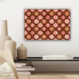 Geometrisch - Bloemen - Kleurrijk canvas 2cm klein 34 -sfeer6