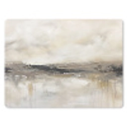 Landschap - Horizon - Natuur - Abstract - Neutraal muismat rubber klein -3d