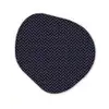 Plaid - Patroon - Visgraad - Blauw Wandcirkel Organisch Forex 3mm klein 629 -3d