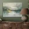 Groen - Modern - Abstract - Goud PET vilt klein -sfeer2