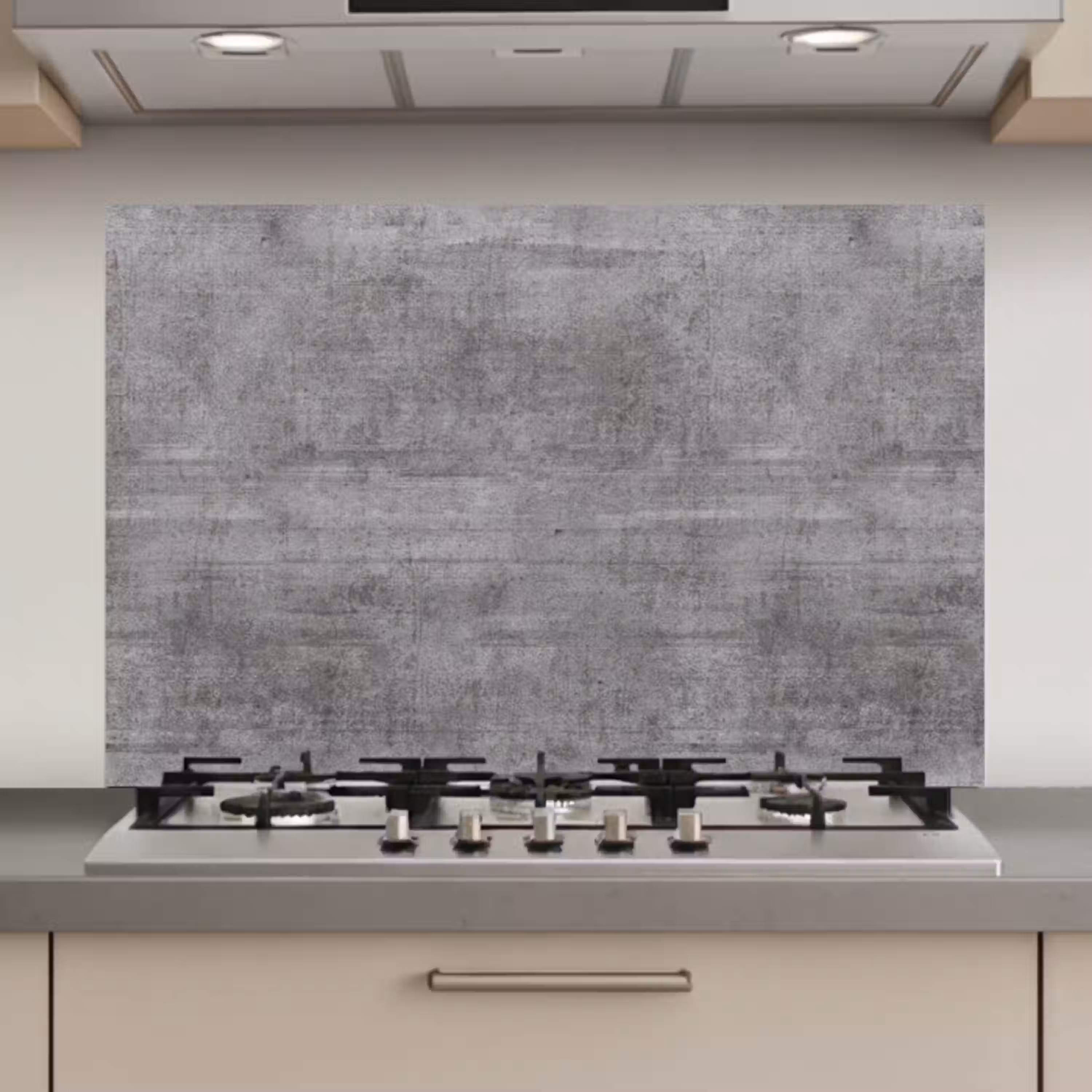 Beton - Patroon - Antiek keuken achterwand spatscherm klein 900 -3d_website
