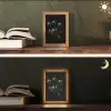 Discoballen - Minimalistisch - Zwart Light Box met kabel (Tafellamp) klein -sfeer3