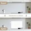 Grafisch - Patroon - Modern -  Schuin keuken achterwand spatscherm klein 900 -voor_na_FR