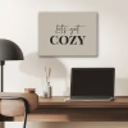 Beige - Winter - Quote - Cozy PET vilt klein -sfeer5