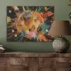 Explosie - Verfstructuur - Goud - Abstract PET vilt klein -sfeer2