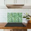 Palmboom - Bladeren - Groen keuken achterwand spatscherm klein 900 -sfeer2