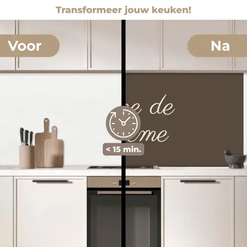 Creme de la creme keuken achterwand 2 middel -voor-na2_NL