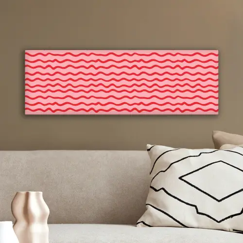 Speels - Patroon - Rood canvas 2cm klein 828 -sfeer3