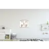 Abstracte bogen - Modern - Beige textielposter latten blank klein -kinderkamer