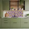 Bananen - Bladeren - Paars keuken achterwand 2 middel 871 -sfeer3