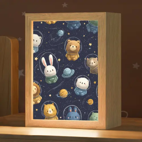 Dieren - Sterrenhemel - Ruimte Light Box met kabel klein -zzz_3d_website