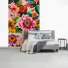 Bloemen - Kleurrijk - Roze fotobehang vinyl groot -slaapkamer