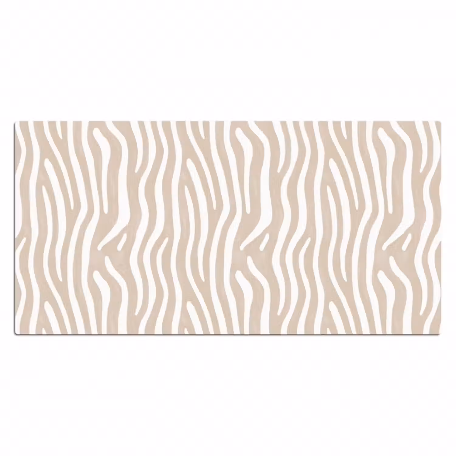 Schreibtischunterlage - Abstrakt - Zebra - Beige