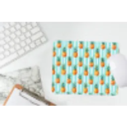 Ananas - Strepen - Groen muismat rubber klein 262 -witbureau