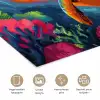 Koraal - Schildpad - Abstract - Water poster papier klein -closeup_NL
