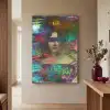Johanna Henriette Engelen - Dubois Drahonet - Graffiti Textielframe zilver middel -sfeer2
