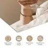 Champagne - Bed - Bubbels poster papier klein -closeup_NL