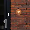 Roest - Traditioneel Naambord Rond klein -sfeer1-rond-XS