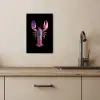 Kreeft - Paars - Roze - Zwart - Stippen - Lila KitchenYeah - Keuken - Canvas klein -sfeer2