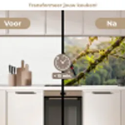 Toekan - Jungle - Natuur - Kleurrijk keuken achterwand 2 middel -voor-na2_NL
