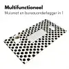 Klassiek - Stippen - Zwart Muismat XXL klein 681 -sfeer4
