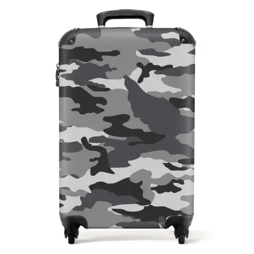 Camogrijs Koffer - NBS - Handbagage middel -productfoto_recht