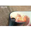 Tulpen - Roze - Zonnestralen Placemat vinyl groot -closeup