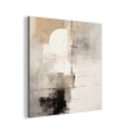 Abstract - Kunst - Grijs aluminium wit klein -3d