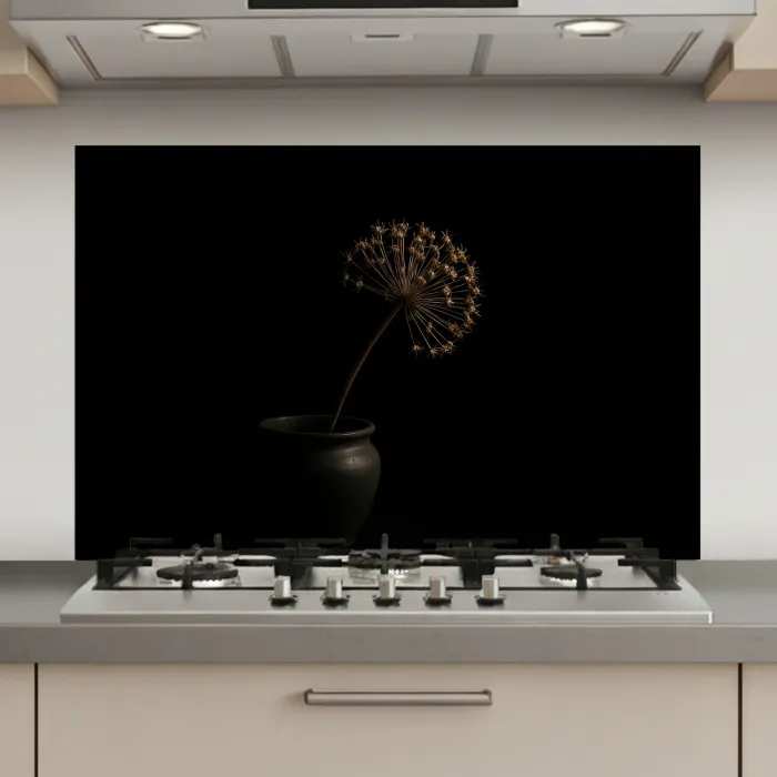 Bol - Gedroogd - Vaas - Zwart keuken achterwand spatscherm klein -3d_website