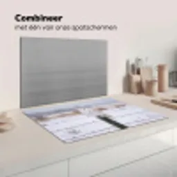 Sneeuwuil - Hek - Sneeuw - Wit Inductie beschermer vinyl 3mm klein -wsfeer7_website