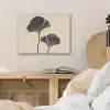 Bladeren - Minimalistisch - Zwart PET vilt klein -sfeer3