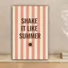 Zomer - Quote - Strepen canvas 2cm klein -sfeer1