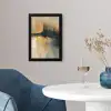 Moderne kunst - Abstract - Zwart fotolijst zwart zonder passe partout klein -sfeer4