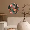 Dahlia - Bloemen - Patroon Wandcirkel behangsticker klein 186 -sfeer1