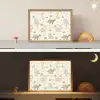 Dino - Patroon - Pastel Light Box met batterij (Wandlamp kind) middel -sfeer3_kind