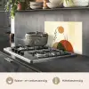 Planten - Abstract - Vormen keuken achterwand spatscherm klein -usp_NL